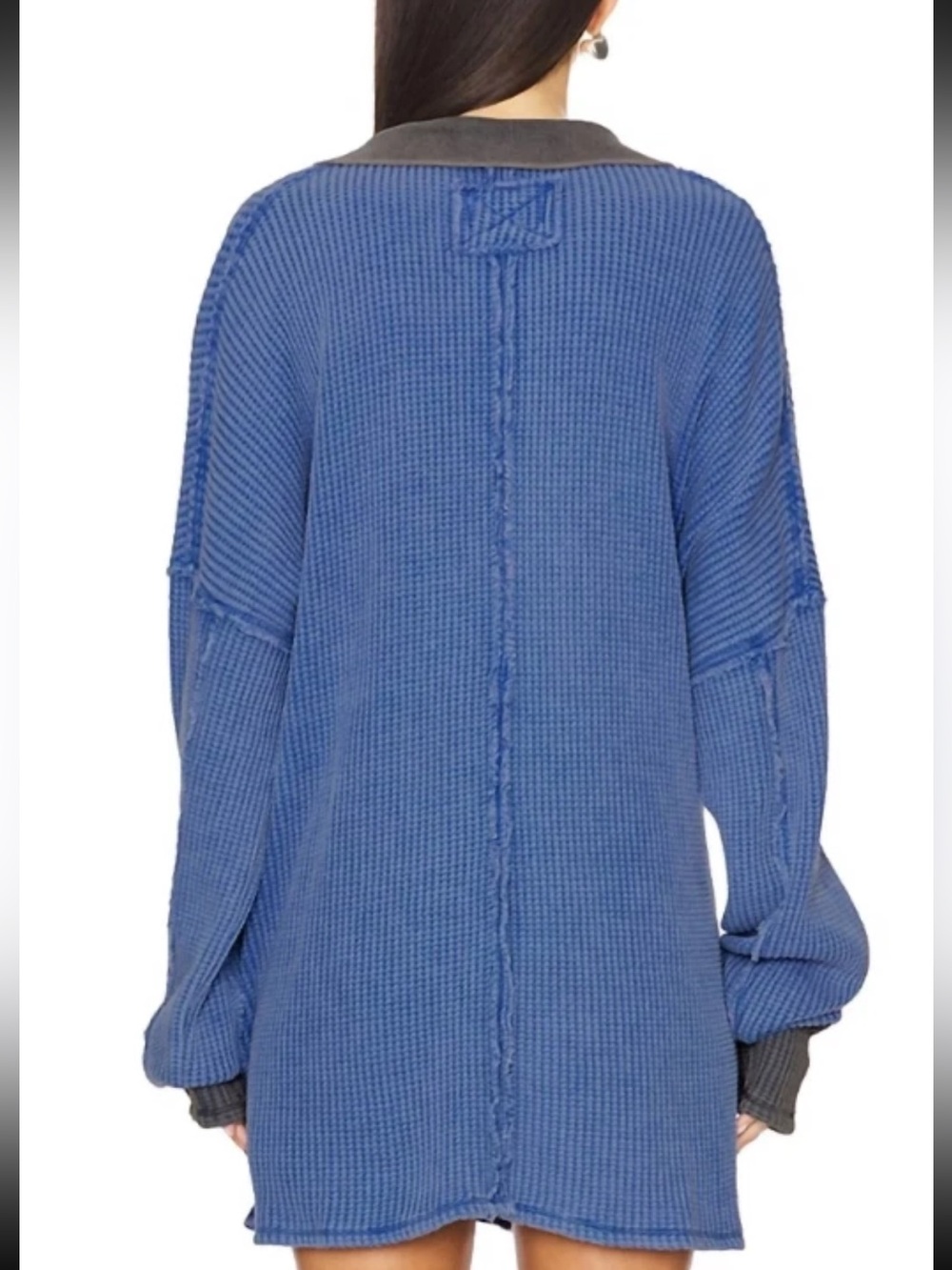 We The Free Travis Polo Top in Dutch Blue - Picture 2 of 6